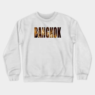 Bangkok Typography Graphic Image Crewneck Sweatshirt